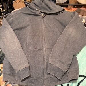 Hanes Premium Gray Fleece Hoodie